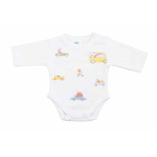 Baba body, hosszú ujjú, Autós mintával