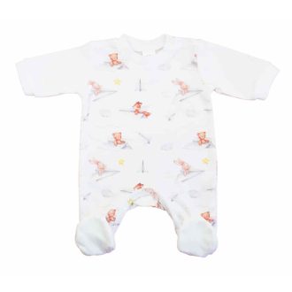 Vékony, pamut rugdalózó Macis mintával Vékony, pamut rugdalózó Macis mintával