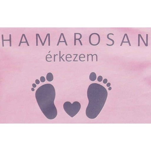 Hamarosan érkezem újszülött baba body, babaváró ajándék
