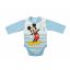 Hosszú ujjú baba body Mickey egér mintával