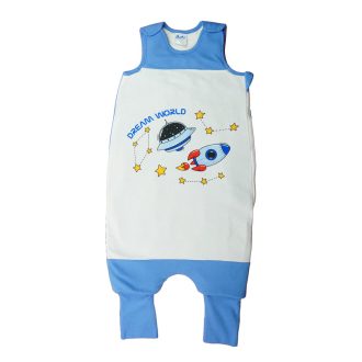 Ujjatlan tipegő hálózsák, Űrhajós mintával – 3 TOG Ujjatlan tipegő hálózsák, Űrhajós mintával – 3 TOG