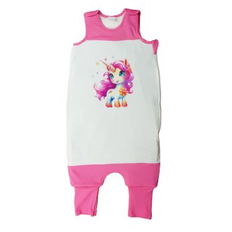 Ujjatlan tipegő hálózsák, Unikornis mintával – 3 TOG Ujjatlan tipegő hálózsák, Unikornis mintával – 3 TOG