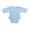 Elöl patentos hosszú ujjú baba body – Kis cipő mintával