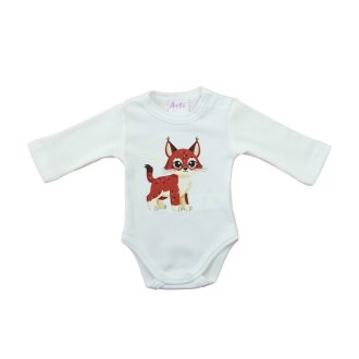 Baba body, hosszú ujjú,Hiúz mintával Baba body, hosszú ujjú,Hiúz mintával