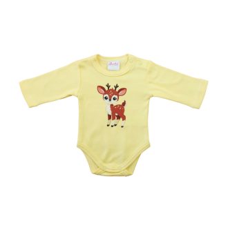 Baba body, hosszú ujjú,Őzike mintával Baba body, hosszú ujjú,Őzike mintával