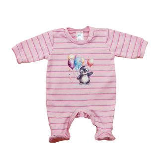 Vékony, pamut rugdalózó - Pingvin mintával Vékony, pamut rugdalózó - Pingvin mintával