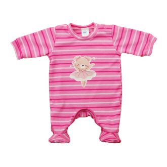 Vékony, pamut rugdalózó - Balerína mintával Vékony, pamut rugdalózó - Balerína mintával