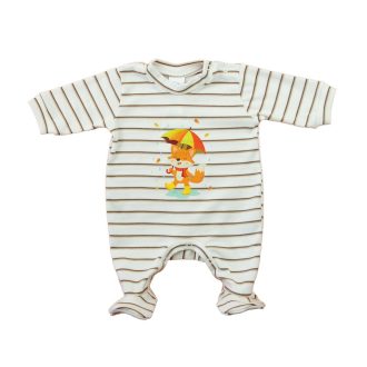 Vékony, pamut rugdalózó Rókás mintával Vékony, pamut rugdalózó Rókás mintával