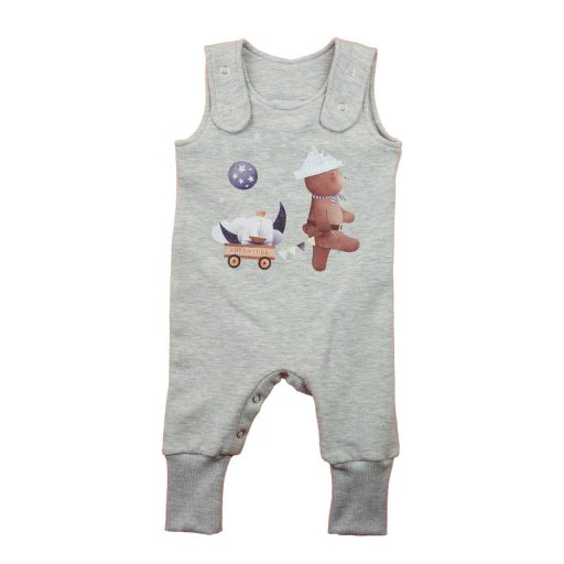 Belül bolyhos ujjatlan baba rugdalózó – állatos mintával, 2 az 1-ben méret