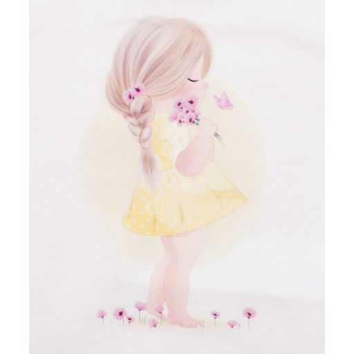 Baba body, hosszú ujjú,Kislány mintával