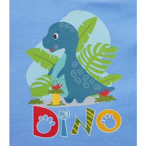 Hosszú ujjú baba body - Dinó mintával