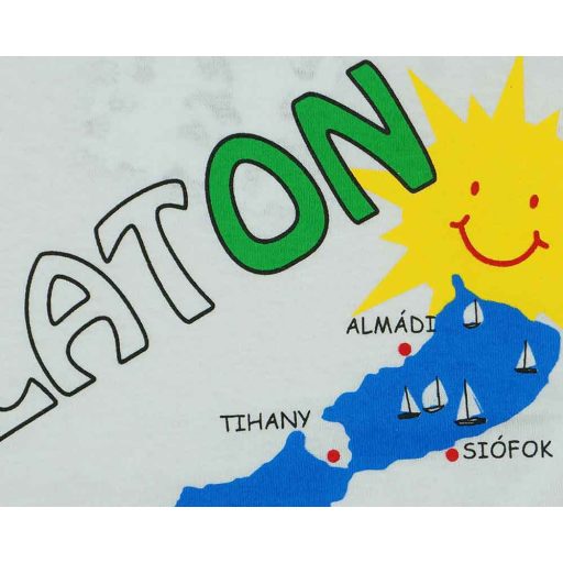 Baba, gyerek feliratos "Balaton" rövid ujjú póló