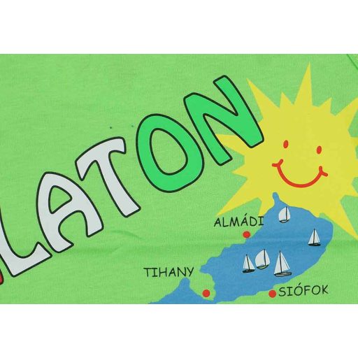 Ujjatlan gyerek póló Balaton felirattal