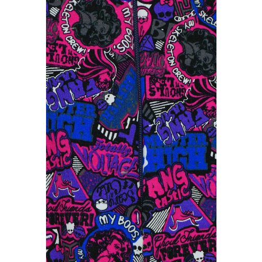 Monster High lányka belül bolyhos overálos pizsama