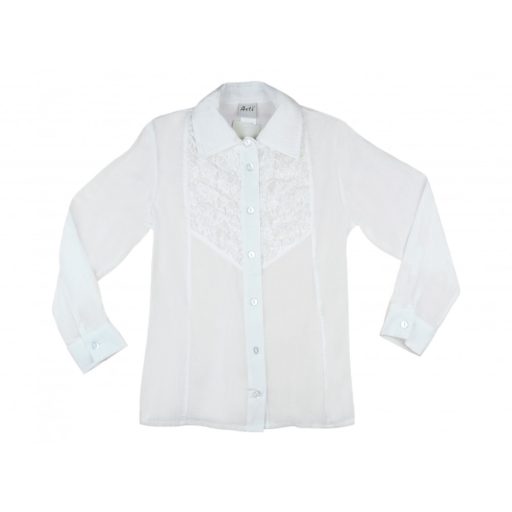 Lányka alkalmi/ünneplő hosszú ujjú blúz (méret: 104-152) *isk