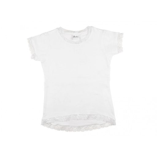 Alkalmi rövid ujjú lányka felső (méret: 80-164) *isk