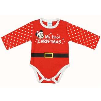   Disney Mickey| Minnie hosszú ujjú kombidressz Karácsony (méret: 56-86)