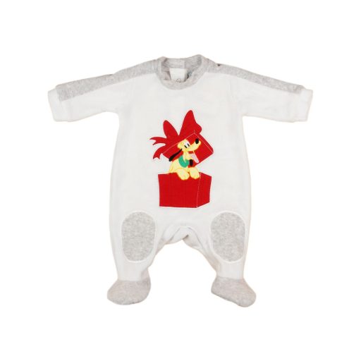 Disney Plútó hosszú ujjú| plüss rugdalózó Karácsony (méret: 56-74)