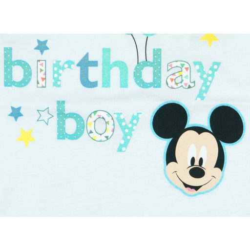 Disney Mickey szülinapos rövid ujjú pólós kombidressz fehér