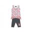 Disney Minnie lányka 2 részes ujjatlan-3/4 leggings szett