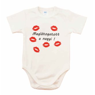 Rövid ujjú bébi kombidressz