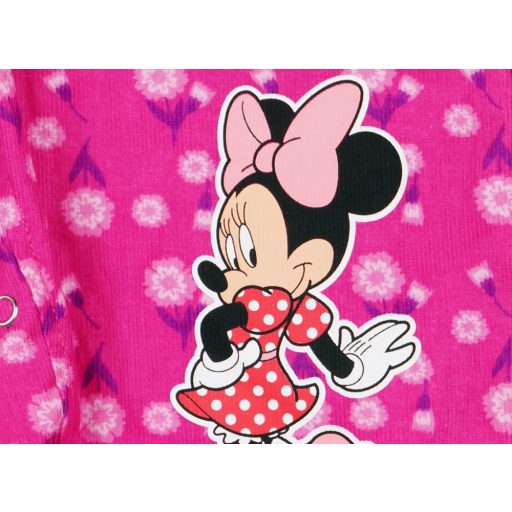 Disney Minnie lányka vékony virágos kord kertésznadrág