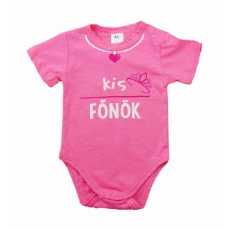 Rövid ujjú bébi kombidressz