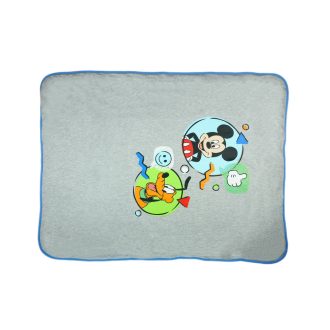   Disney Mickey és Plútó wellsoft béléses pamut babatakaró (méret: 70x90cm)