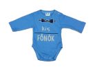 Kis főnök feliratos hosszú ujjú baba body