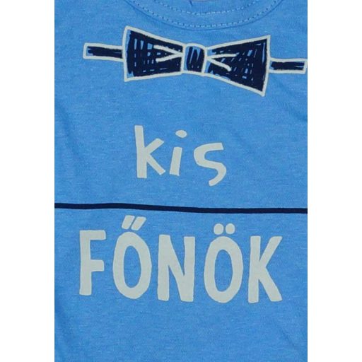 Kis főnök feliratos hosszú ujjú baba body