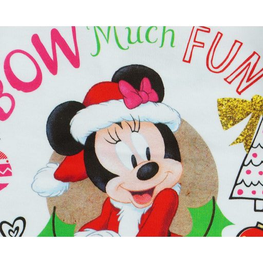 Disney Minnie karácsonyi mintás pizsama