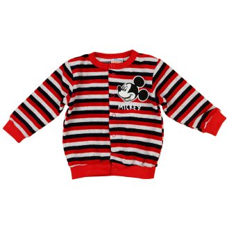Disney Mickey hímzett baba kardigán| kocsikabát Disney Mickey hímzett baba kardigán| kocsikabát