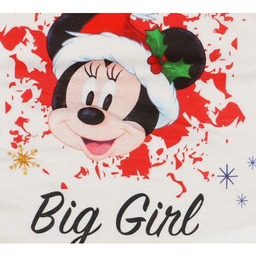 Disney Minnie hosszú ujjú karácsonyi lányka póló