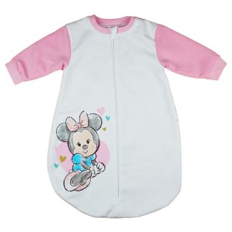  Disney Minnie "rajzos" belül bolyhos hosszú ujjú hálózsák 2,5 TOG