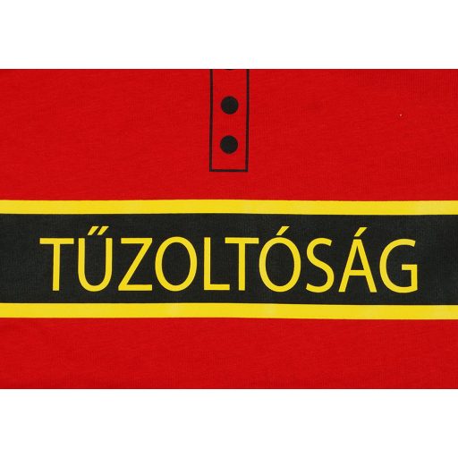 Tűzoltós fiú rövid ujjú póló