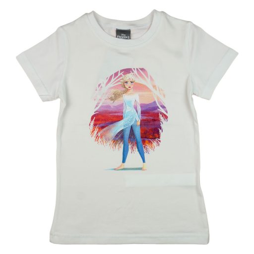 Disney Frozen II./Jégvarázs II. Elsa lányka rövid ujjú póló