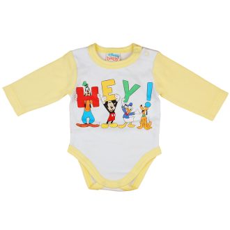 Disney Mickey és barátai hosszú ujjú baba body sárga Disney Mickey és barátai hosszú ujjú baba body sárga