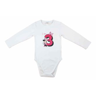 Disney Minnie szülinapos body 3 éves Disney Minnie szülinapos body 3 éves
