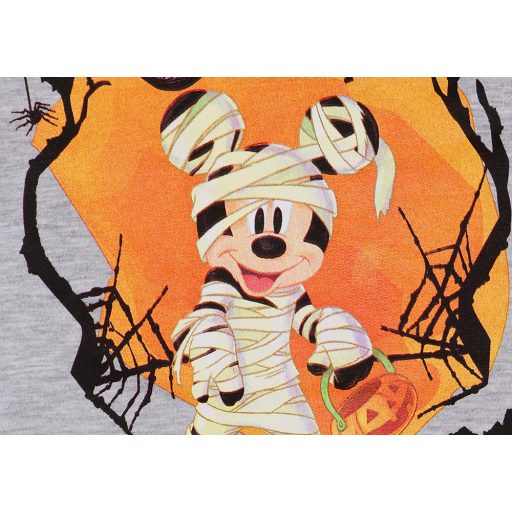Disney Mickey halloween belül bolyhos hosszú ujjú rugdalózó