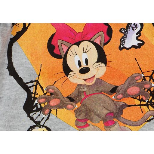 Disney Minnie halloween hosszú ujjú baba body szürke