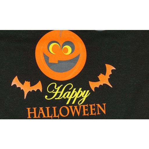 Halloween mintás hosszú ujjú rugdalózó