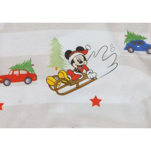 Disney Mickey és Minnie karácsonyi hosszú ujjú baba body piros