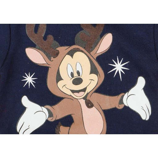 Disney Mickey karácsonyi hosszú ujjú baba body