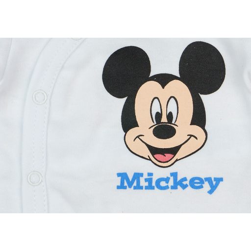 Disney Mickey hosszú ujjú baba body fehér