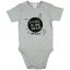 "I love you to the moon and back" feliratos rövid ujjú baba body szürke