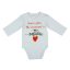 "Sorry girls. My Mommy's my valentine" feliratos valentin napi baba body fehér