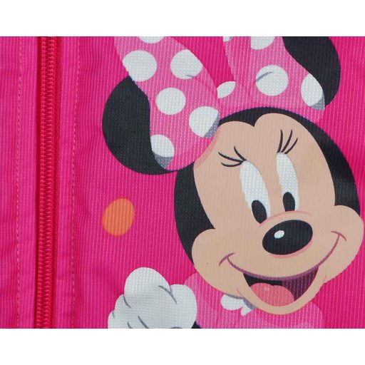 Vízlepergetős bélelt kapucnis télikabát Minnie egér mintával