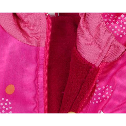 Vízlepergetős bélelt kapucnis télikabát Minnie egér mintával