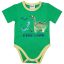 Rövid ujjú kisfiú baba body dinós mintával zöld