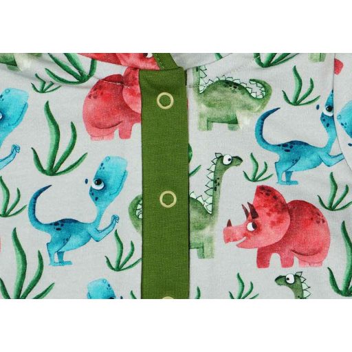 dinós kapucnis hosszú ujjú overál